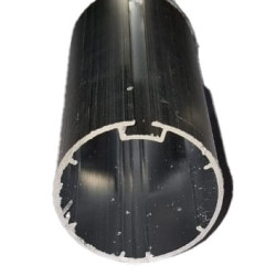 Tubo de 38 mm de aluminio