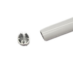 Contrapeso slim de roller shade 5.80 mts de largo