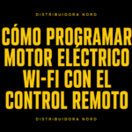 Cómo programar motor eléctrico Wi-Fi con el control remoto