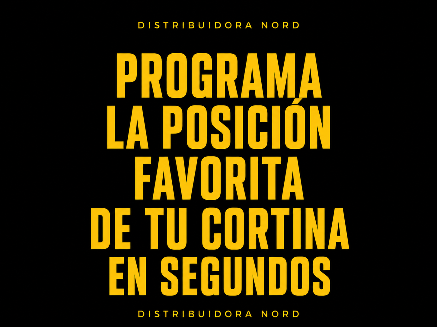 Programa la posición favorita de tu cortina en segundos