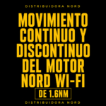 Movimiento continuo y discontinuo del motor Nord Wi-Fi de 1.6Nm